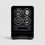 Silvane 4-watch automatic watch winder cabinet, straight-on front view