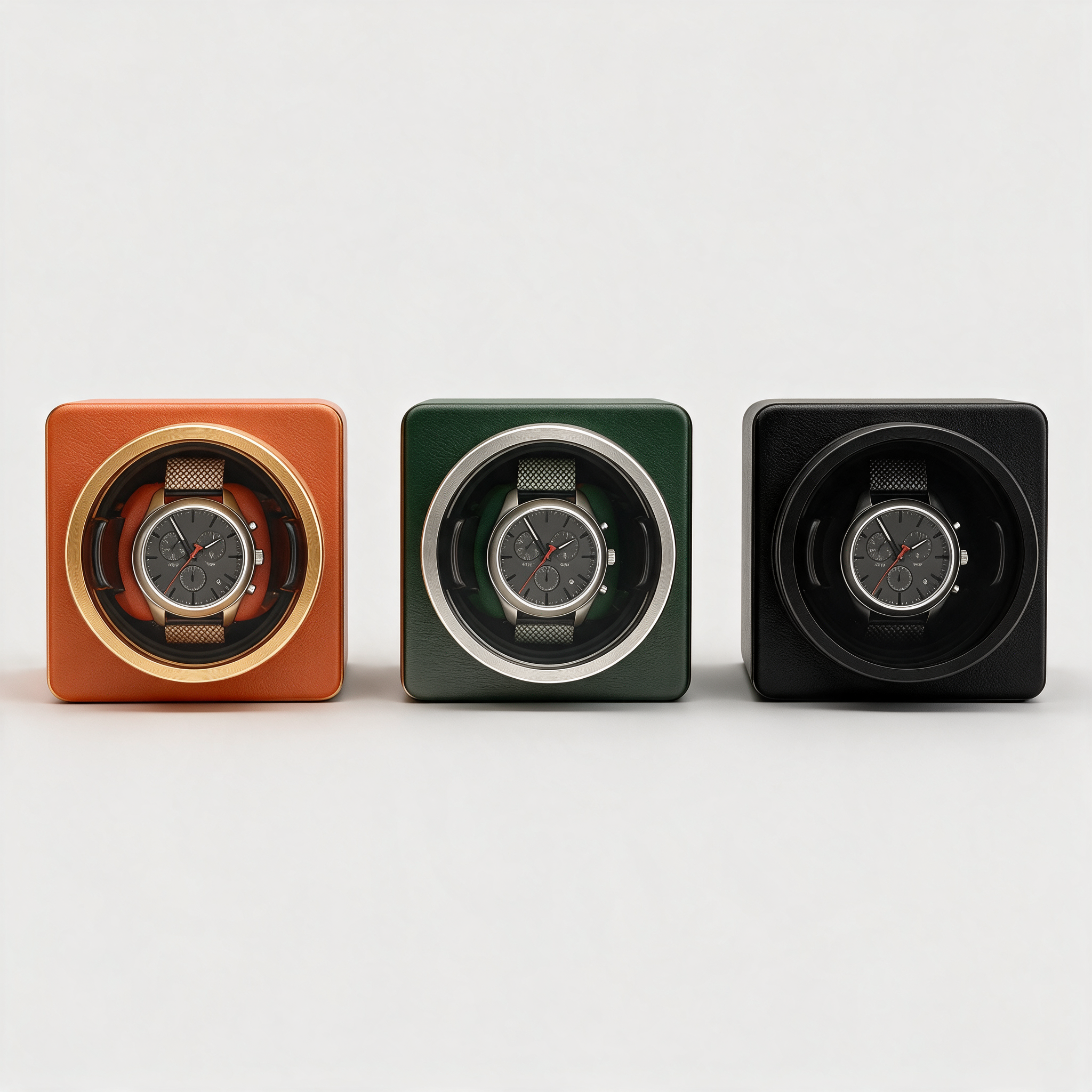 Corvane travel watch winder - front view