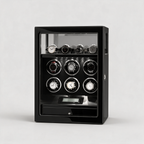Thalorn fingerprint-lock watch winder for 6 watches, front view