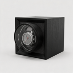 Solstane single watch winder - three-quarter angle view