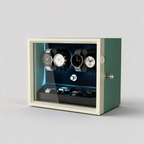 Vaelor 4+4 watch winder - Silky Green