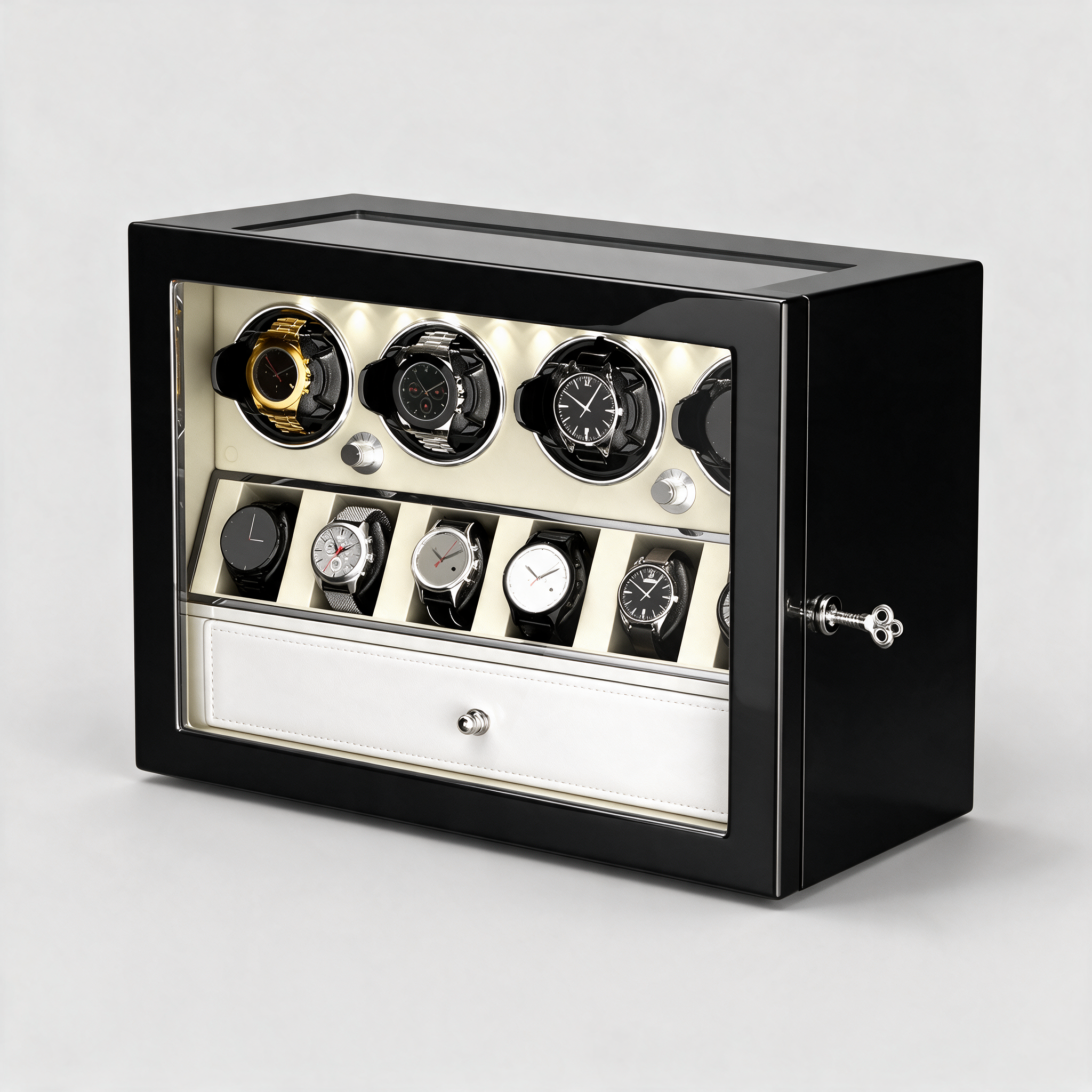 Brennic watch winder - White