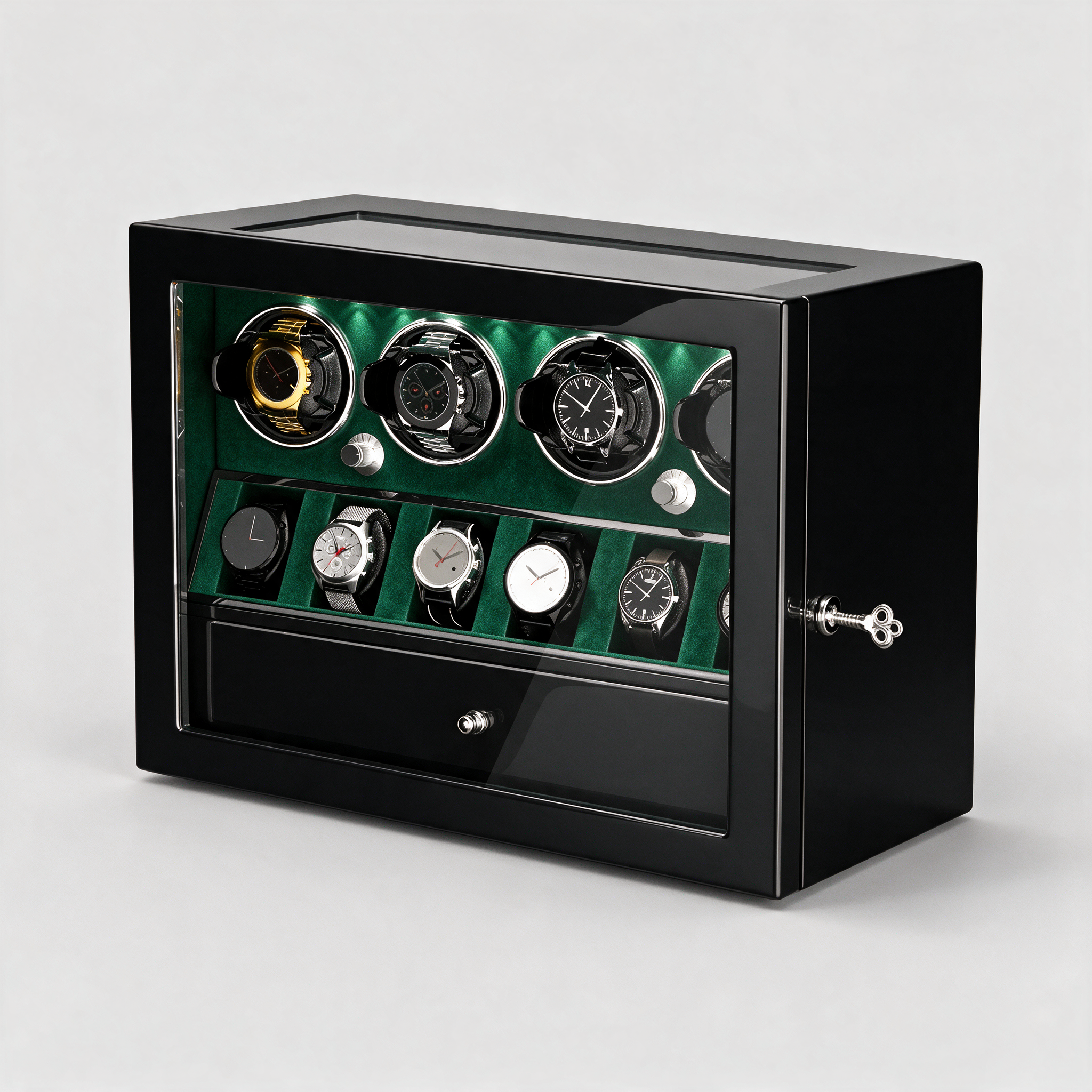 Brennic watch winder - Green