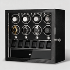Mervane 8-winder watch cabinet - Carbon fiber finish