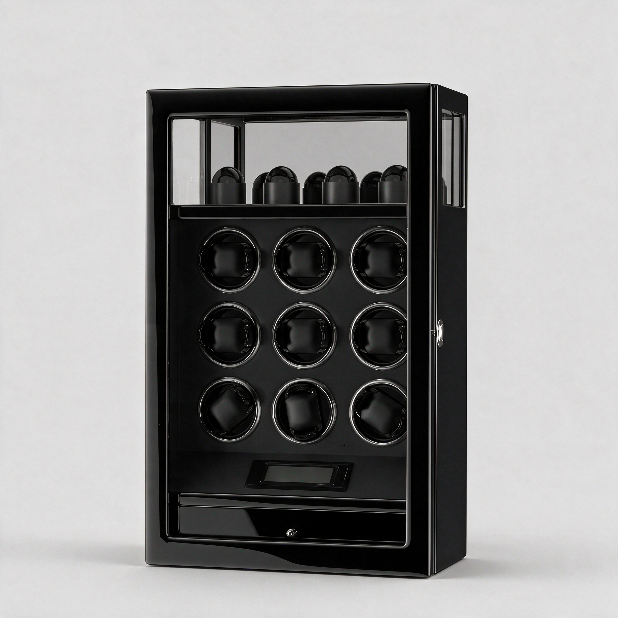 Ashgrove fingerprint watch winder - Black