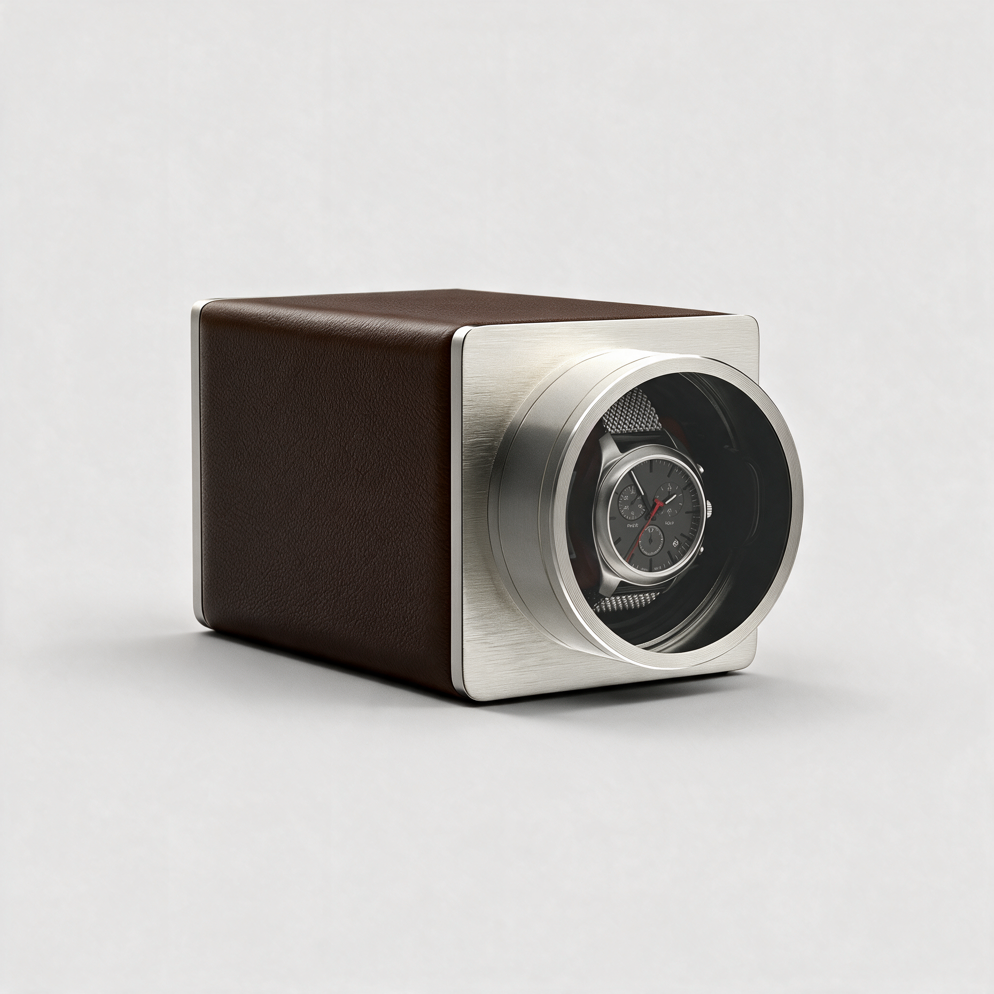 Aurelis single watch winder - Brown