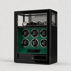 Thalorn fingerprint-lock watch winder - Green interior
